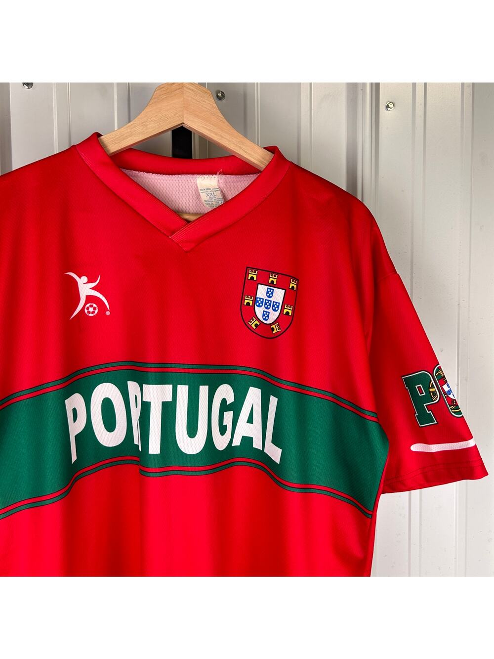 Portugal Nota Bene Spell Out Local Soccer XL Jersey